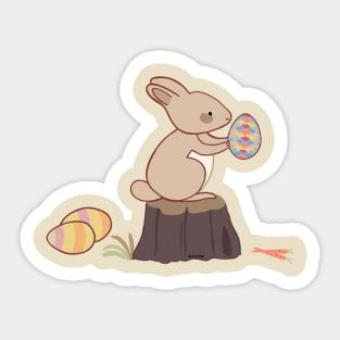 Easter bunny Eggs Sticker